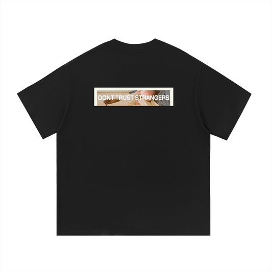 Essential Cotton-Tee ("Half of A Pink-Polaroid")