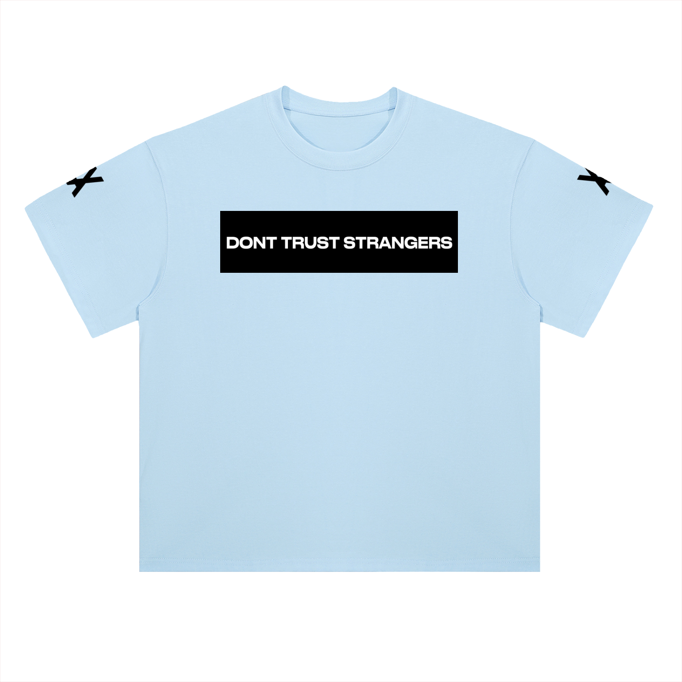Heavyweight Cotton-Tee ("Don't Trust Strangers")
